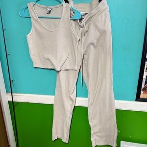 Better Together Ribbed Tank Top & Pants SET
